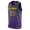 Dres Los Angeles Lakers Rui Hachimura Nike 2024-25 City Edition Ljubičasta Swingman